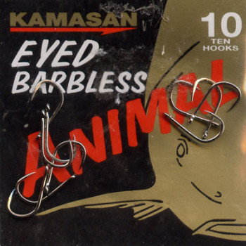 Kamasan Animal Eyed Barbless Hook Size 10