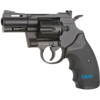 KWC Colt 357 Revolver 2.5 inch Barrel 12g co2 Air Pistol Black Finish 4.5mm steel bb 6 shot bb revolver